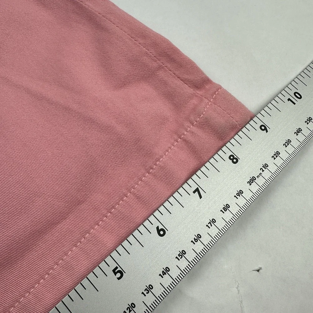 AG Adriano Goldschmied The Dietrich Flare Jeans Womens 26R Pink Low Rise Stretch